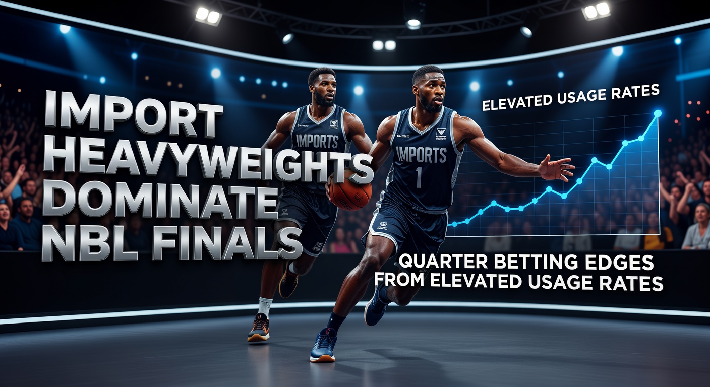 NBL import player driving to the basket during a high-stakes finals quarter, showcasing elevated usage in crunch time