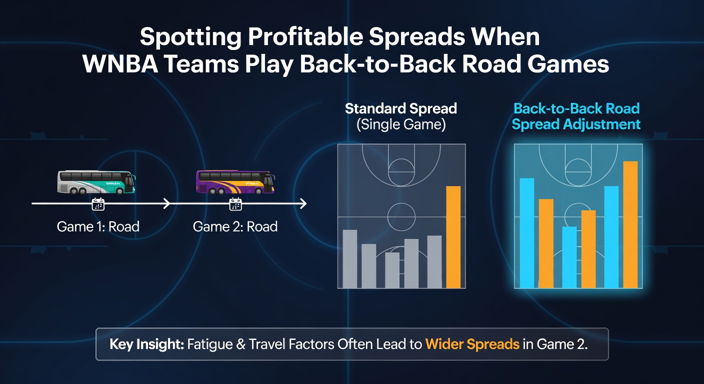 WNBA team in action during a road game, highlighting fatigue from back-to-back schedule